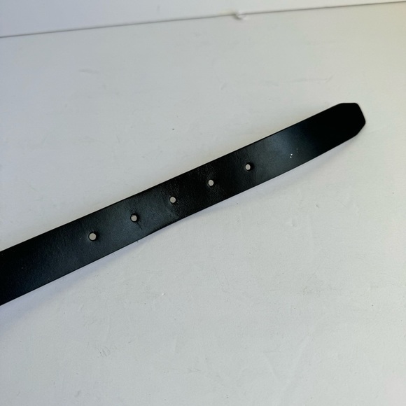 Michael Kors Reversible Belt MK Monogram Canvas Dark Navy Blue Medium / Large - Picture 7 of 10